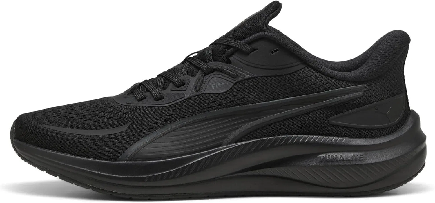 Кроссовки для бега по улицам PUMA Skyrocket Lite Unisex, 2 Black Matte Silver — фото 4