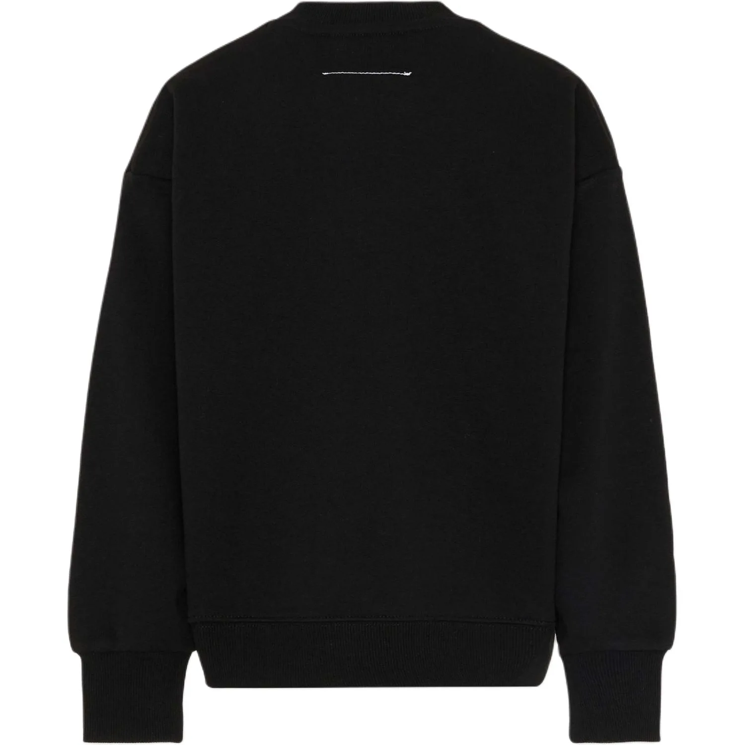 Свитшот Kids' MM6 Maison Margiela, черный — фото 3
