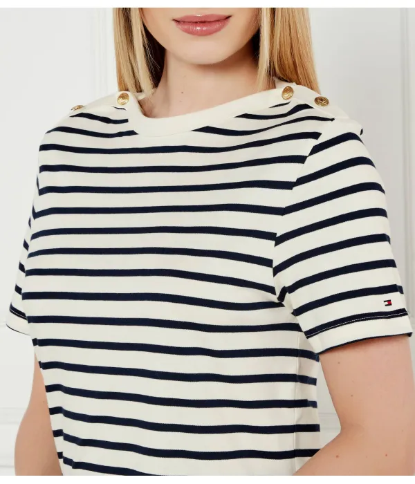 Футболка Regular fit Tommy Hilfiger, бежевый — фото 4