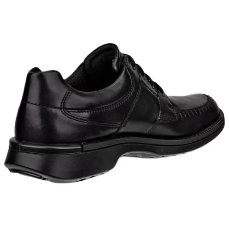Ecco Fusion Leather Casual Leather Shoes Men's Black — фото 4