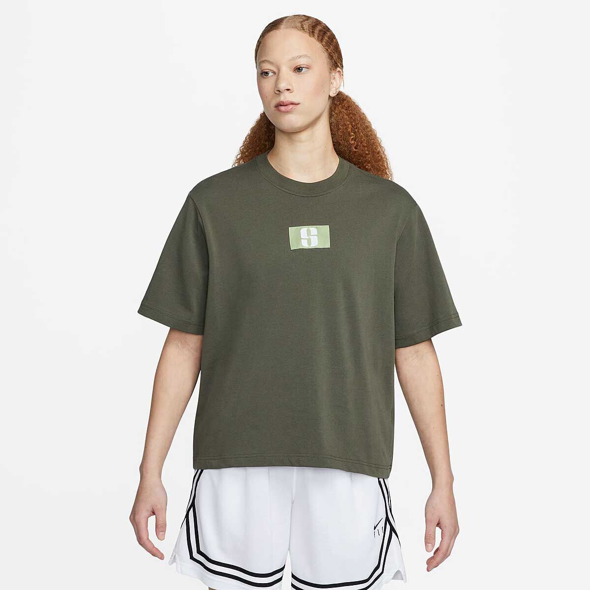 

Футболка SABRINA BOXY T-SHIRT WOMENS Nike, цвет Cargo Khaki