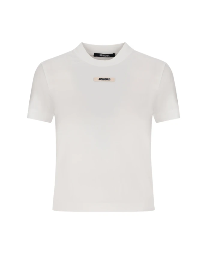 

Футболка из грубой зернистой ткани Jacquemus, белый