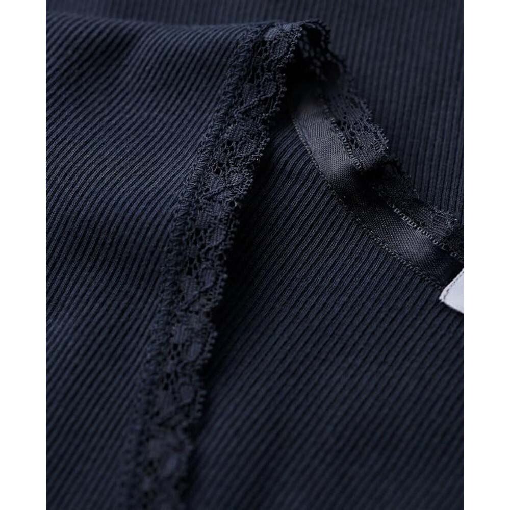 Футболка с коротким рукавом Superdry Essential Lace Trim, синий — фото 3