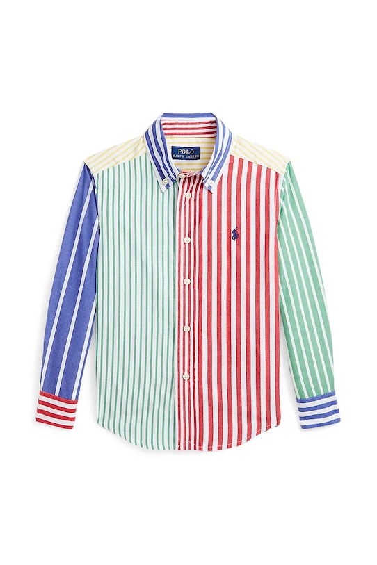 

Детская хлопковая рубашка Polo Ralph Lauren, мультиколор