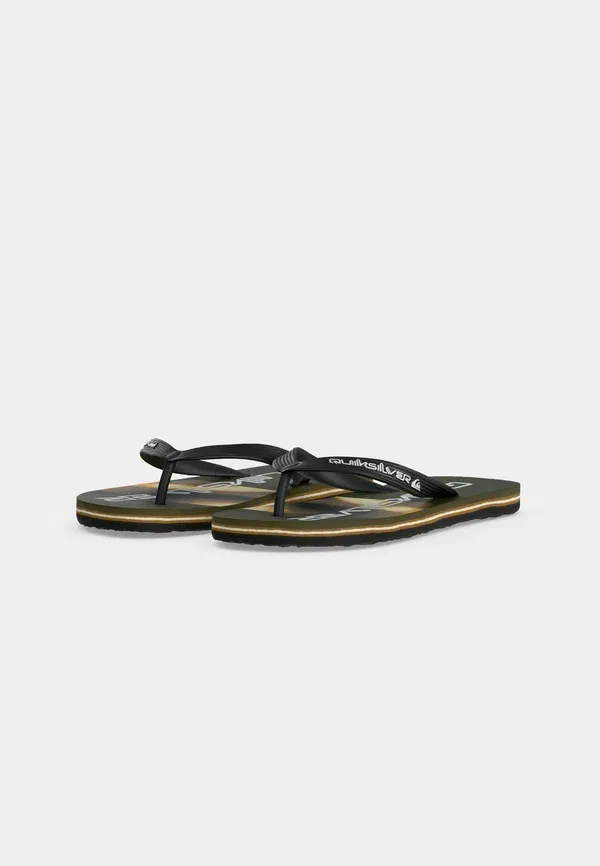 Сланцы Molokai stripe pool shoes Quiksilver, темно-зеленый — фото 3