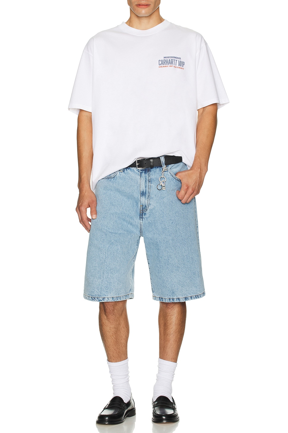 

Landon Шорты Carhartt Wip, Bleached Blue