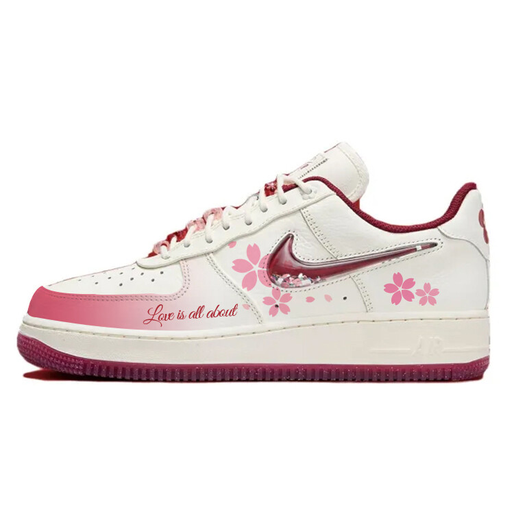

Кроссовки для скейтбординга Air Force 1 женские, низкие, белый Nike