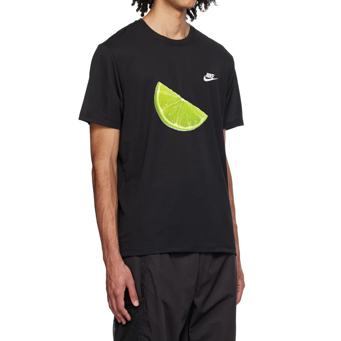 

Футболка унисекс черная Nike, черный