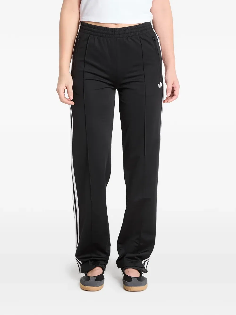 Спортивные брюки Firebird Classic с полосками adidas, черный