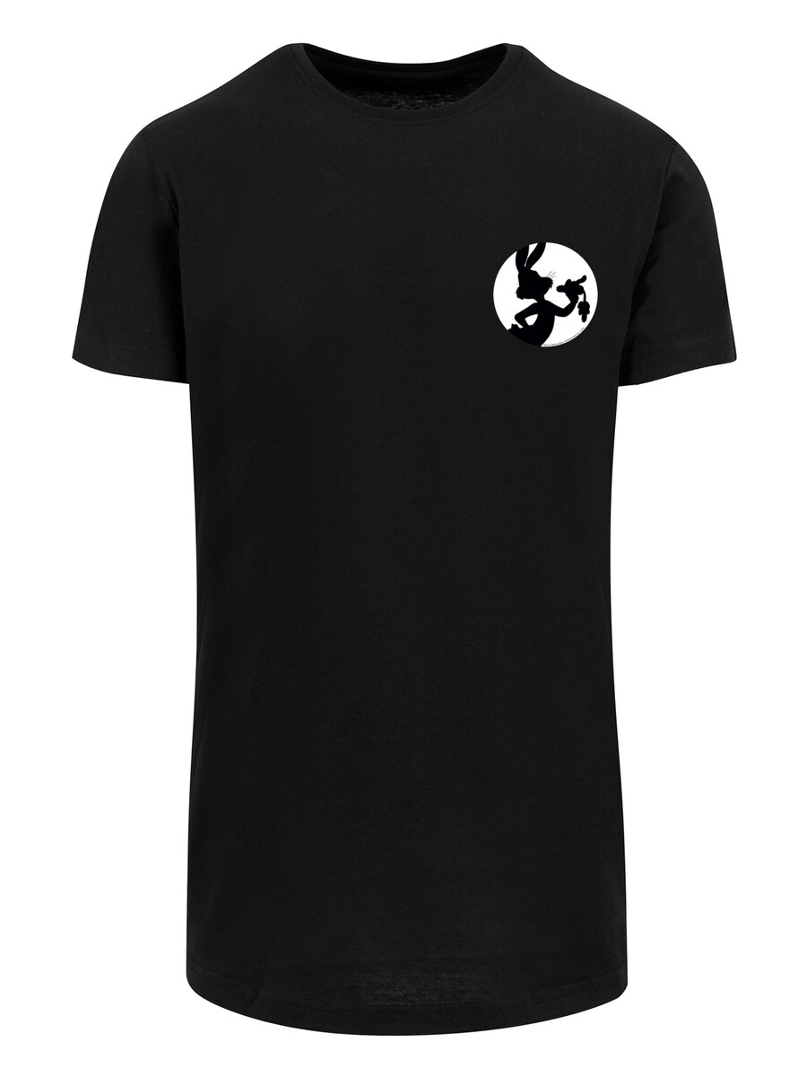 

Рубашка F4NT4STIC Looney Tunes Bugs Bunny Silhouette, черный