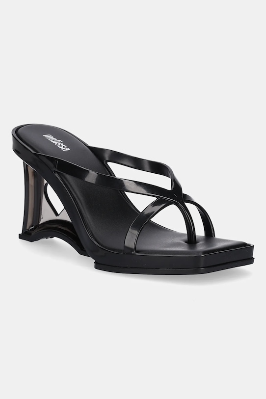 Шлепки Glass Heel Ad Melissa, черный