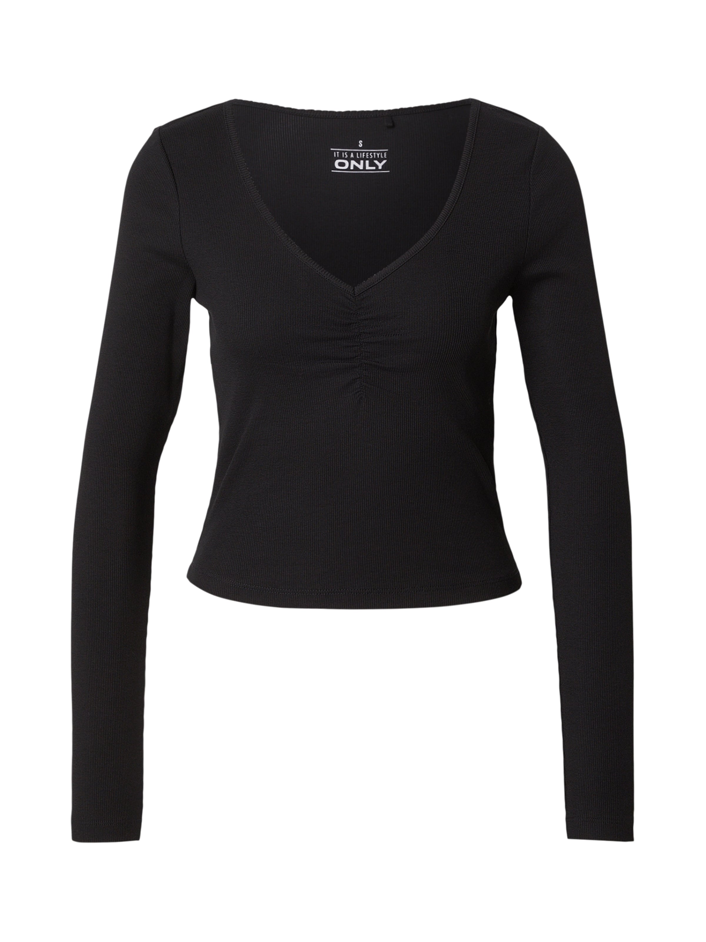 

ONLY Лонгслив 'ONLBETTY' в черном цвете