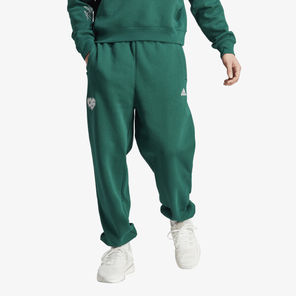 

Каракули брюки Adidas, зеленый