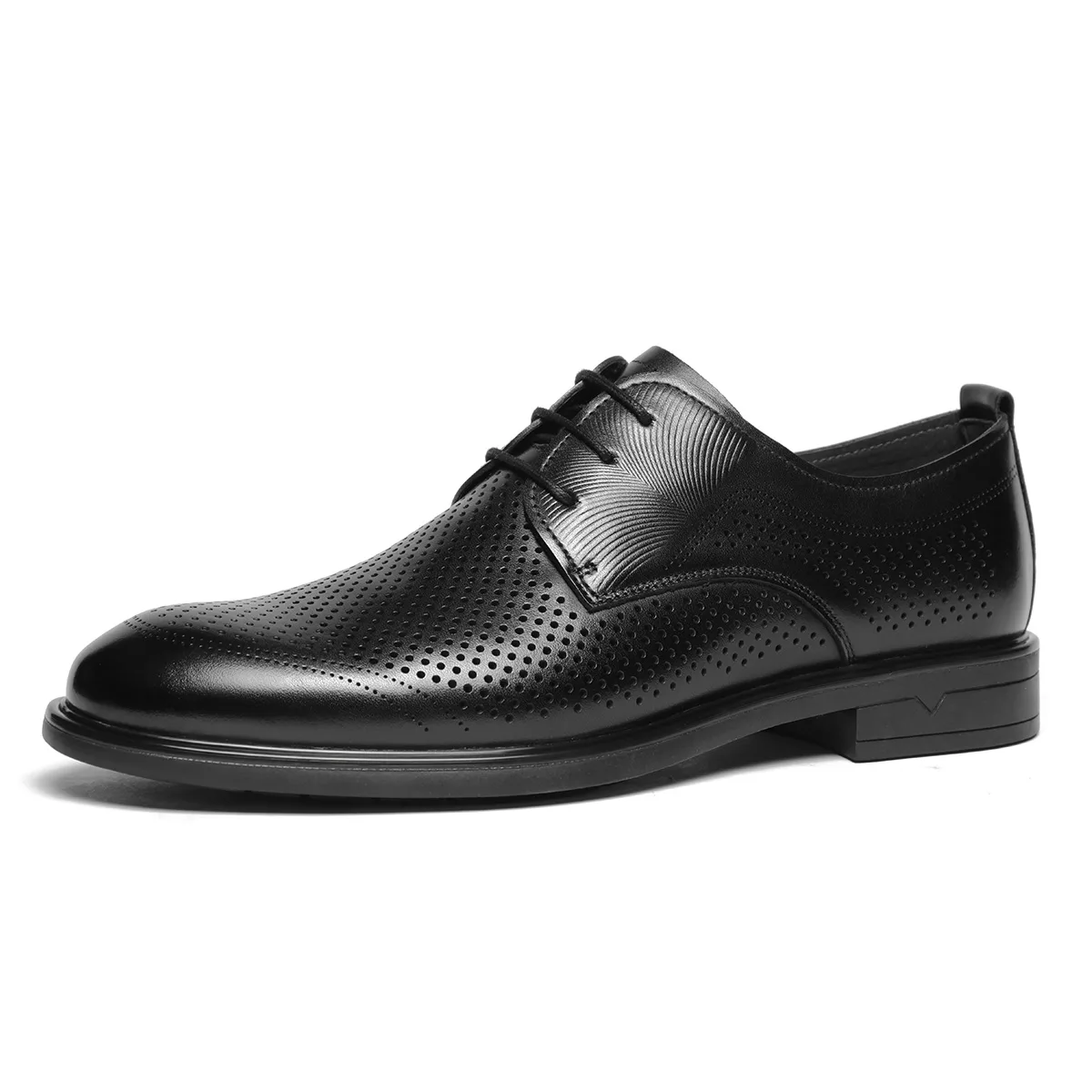 Мужские дерби VOLO, Black Cut-Out Lace-Up 379V3041L