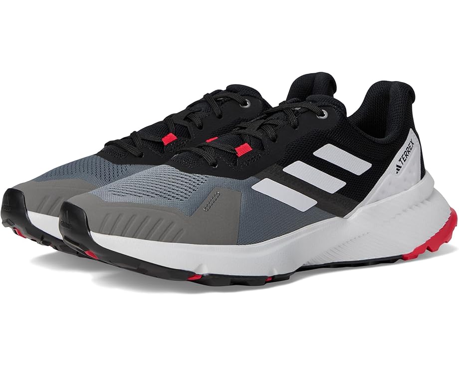 

Кроссовки adidas Outdoor Terrex Soulstride Trail Running Shoes, цвет Grey/Dash Grey/Pure Ruby