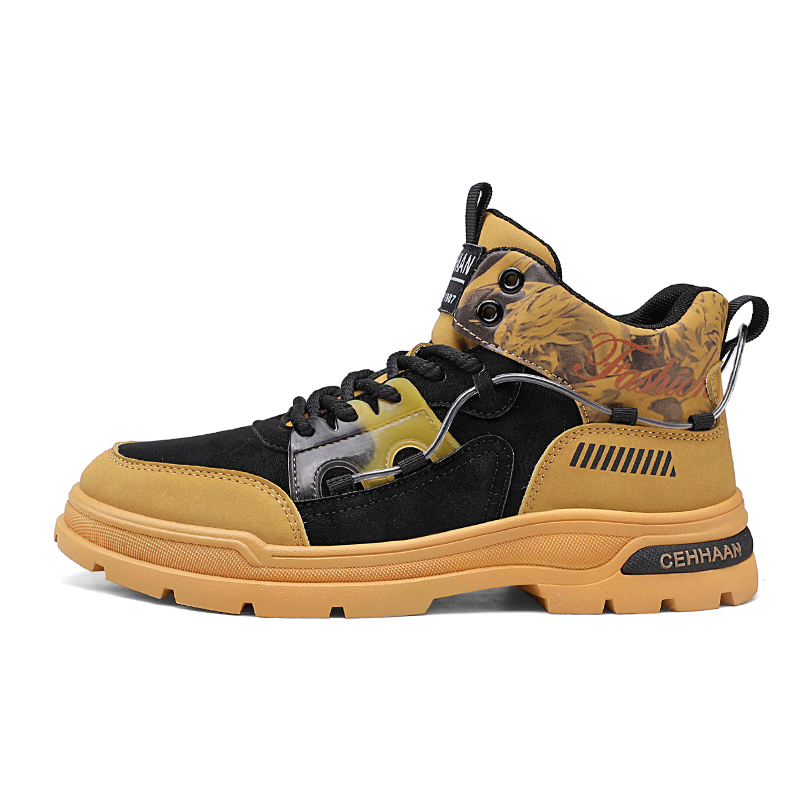 

Мужские повседневные туфли средней высоты PLAY COBBLER, Black Yellow