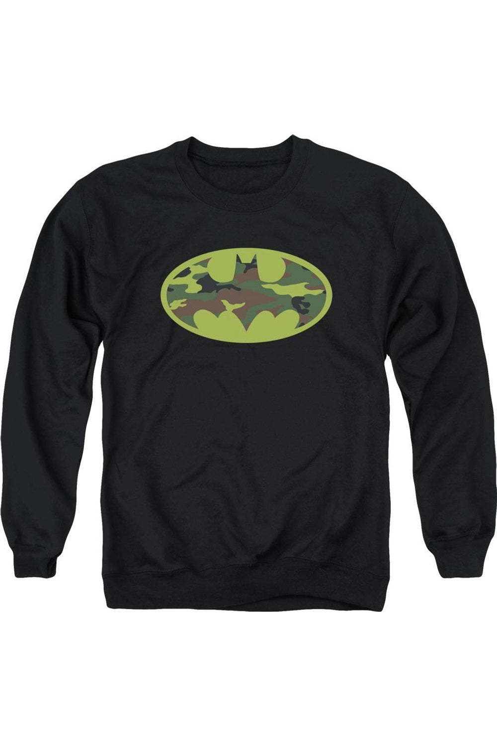 

Толстовка Batman Camo Logo для взрослых с круглым вырезом Gildan, черный