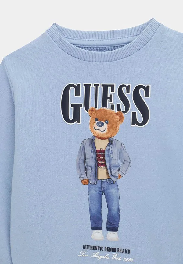 Толстовка с изображением плюшевого мишки Guess, Blau — фото 3