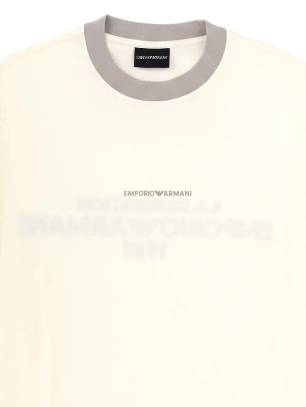 Футболка с коротким рукавом Emporio Armani, нейтральный — фото 2