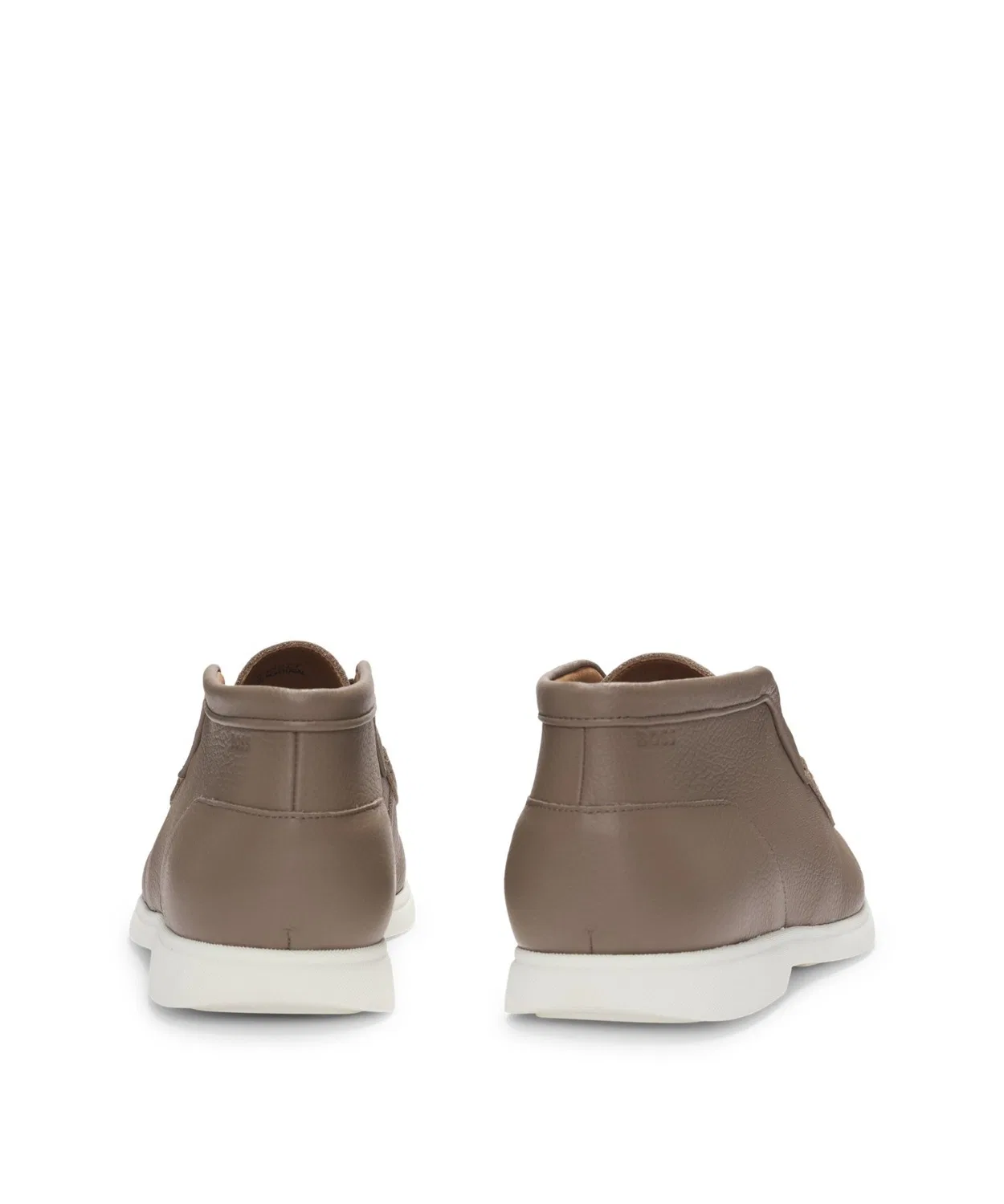 Ботинки U-образный мыс Tumblе Lеаthеr Moccasin BOSS Black коричневые — фото 4