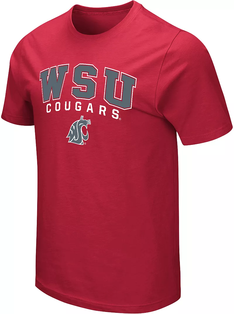 

Мужская малиновая футболка Colosseum Washington State Cougars