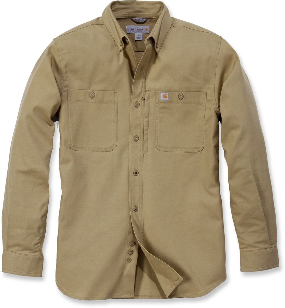 

Лонгслив Carhartt Rugged Professional Work Long Sleeve Shirt, цвет Dark Khaki