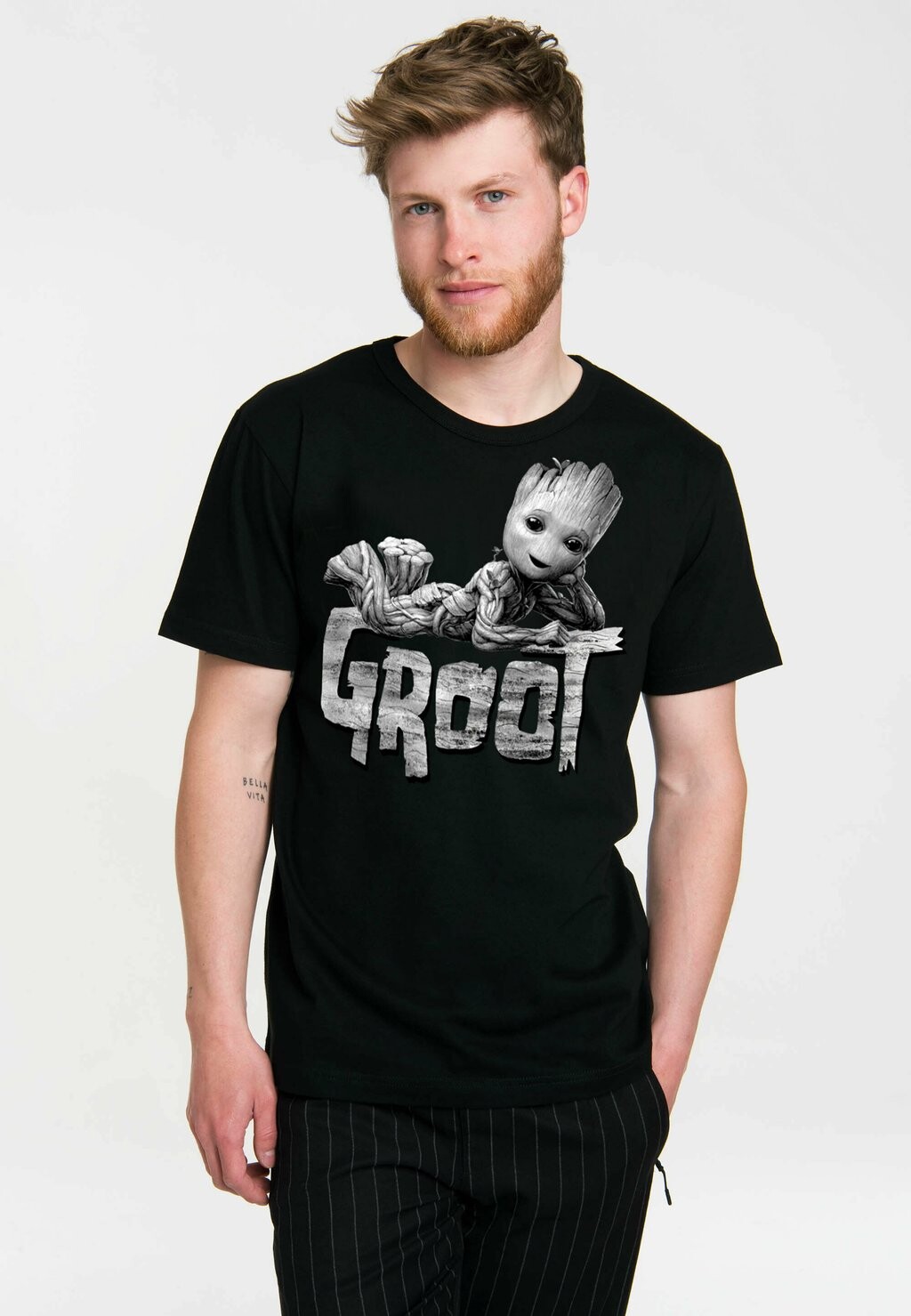 

Футболка с принтом MARVEL-GROOT LOGOSHIRT, цвет schwarz