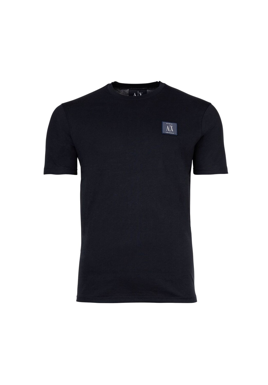 

Мужская футболка - круглый вырез, короткий рукав, логотип, хлопок ARMANI EXCHANGE, цвет Marine