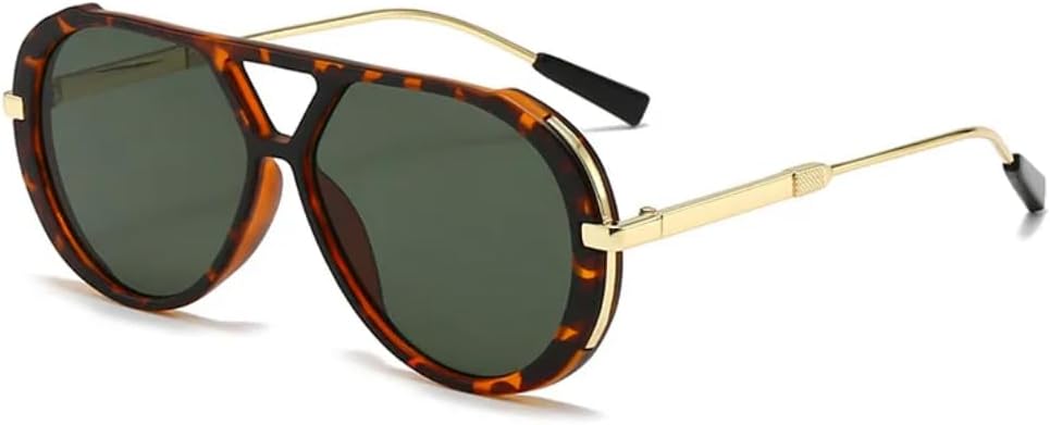 

Солнцезащитные очки для мужчин и женщин - защита UV400 - крупная оправа, металлические петли, градиентная расцветка, для занятий спортом на открытом воздухе и вождения DSVIGF, Tyj216-5