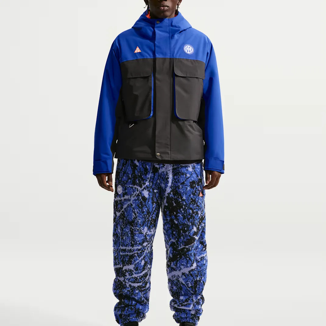 Куртка Inter Milan PrimaLoft 'Skull Peak' SE Puffer мужская Nike, bright синий/черный/safety оранжевый — фото 4