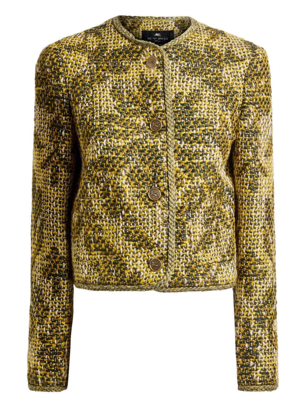 

Жаккардовый жакет ETRO, зеленый