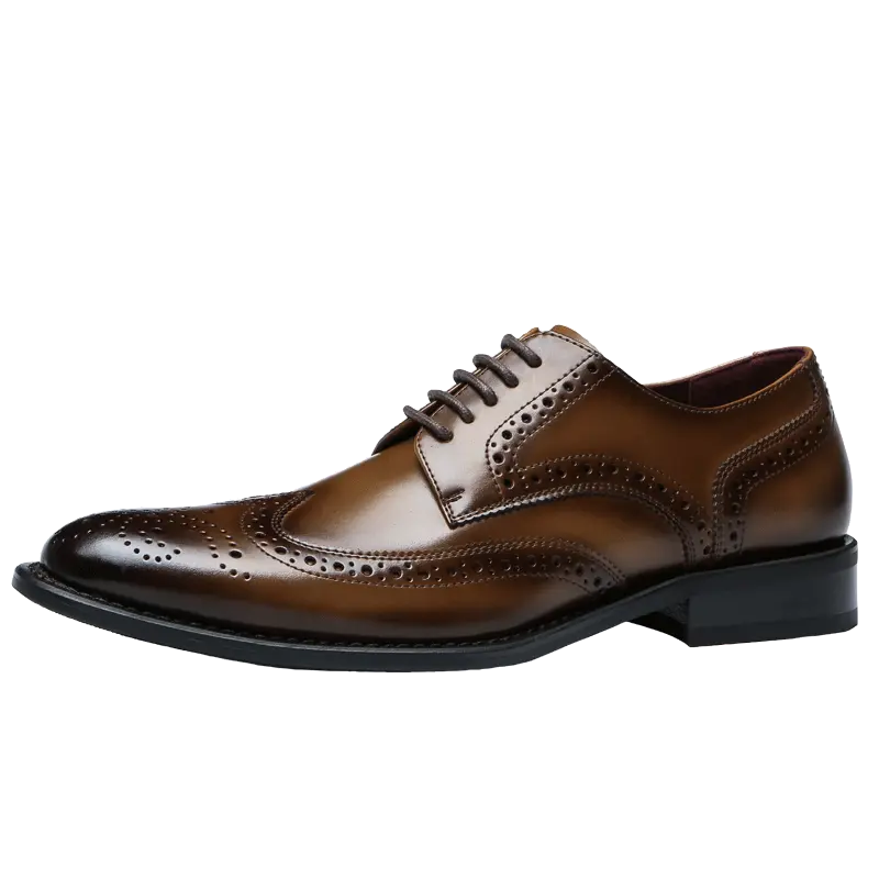 

Western Ram Мужские туфли для костюма низкие черно-коричневые светло-коричневые, цвет Light Brown