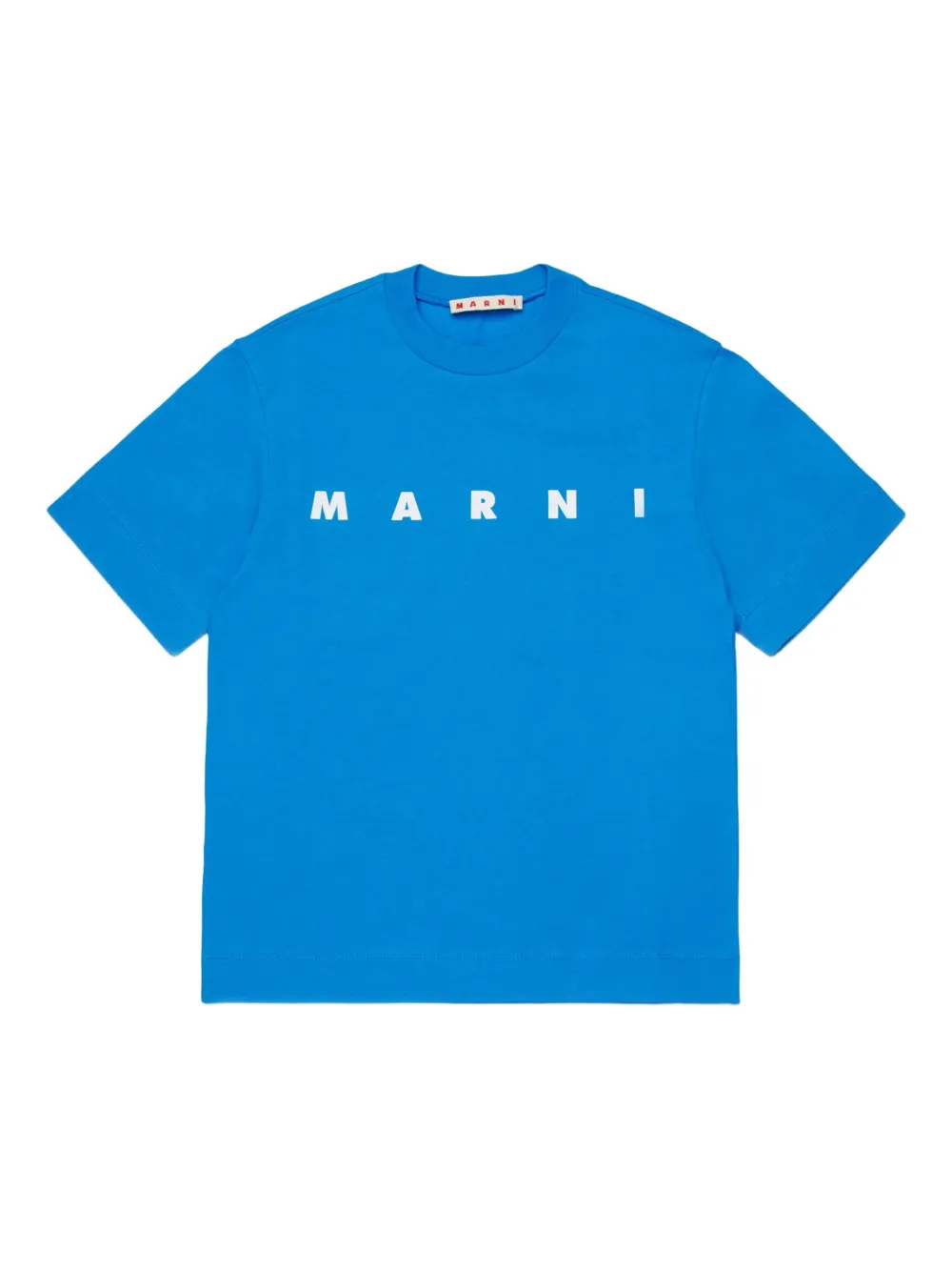 

Футболка с логотипом Marni Kids, синий