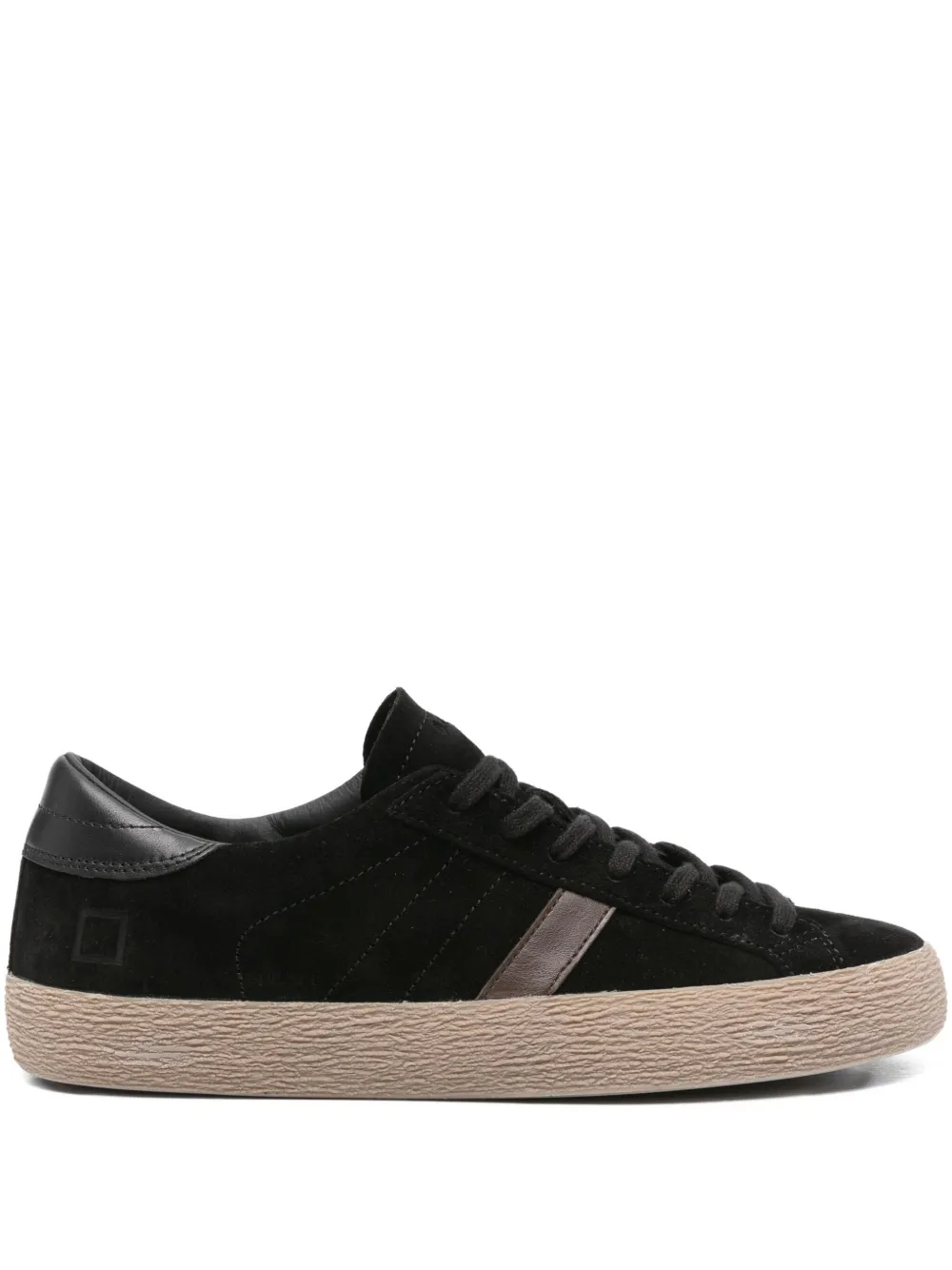

Кроссовки Hill Low из замши и кожи D.A.T.E., черный