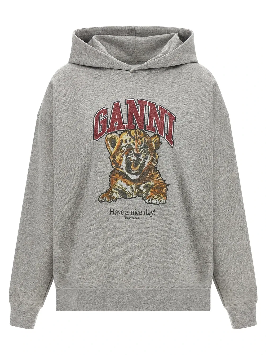 Худи "Серый тигр" GANNI