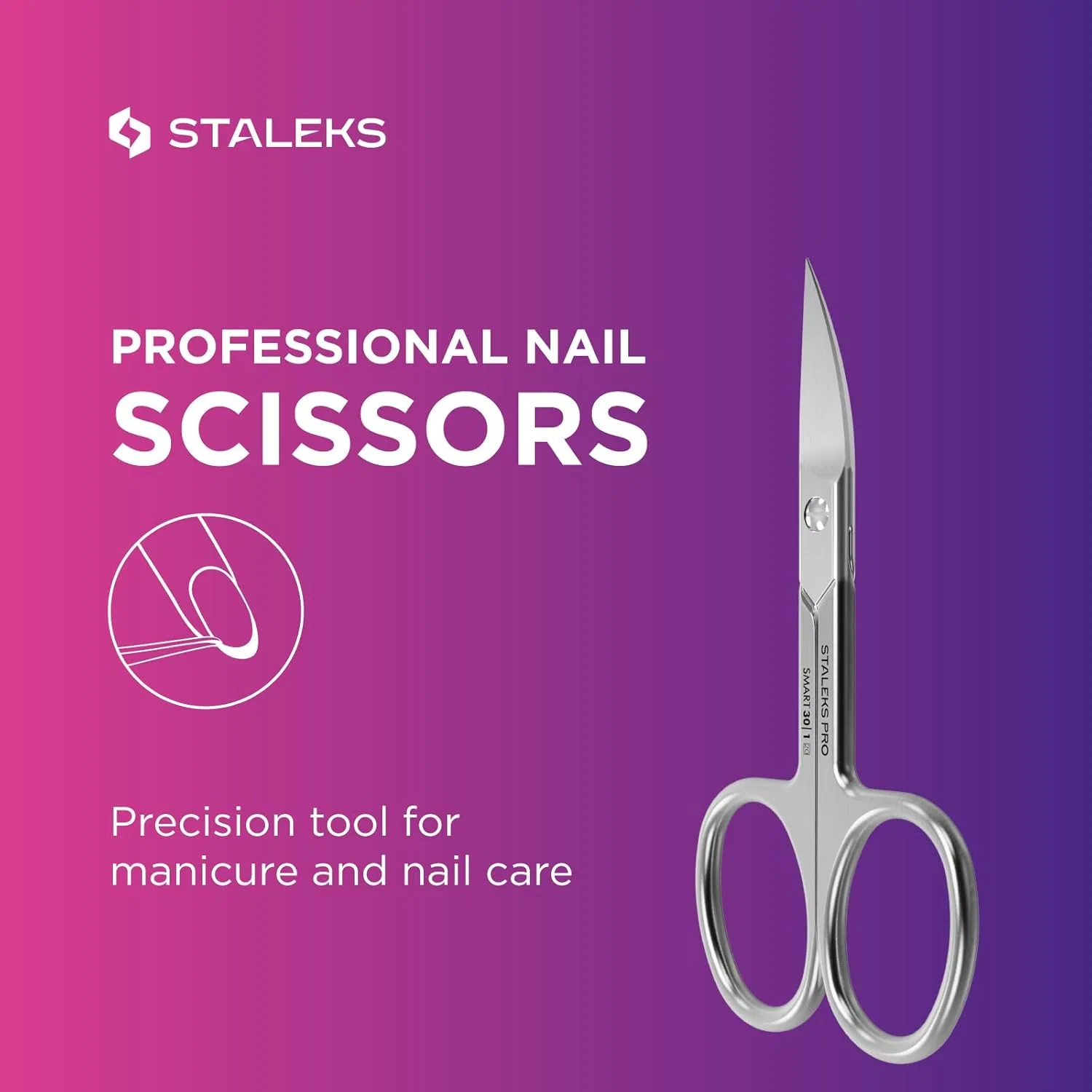 Профессиональные ножницы для ногтей Smart 30 Type 1 от STALEKS Pro Staleks Pro — фото 4