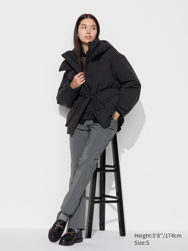 

Легкие брюки heattech длинные Uniqlo, серый