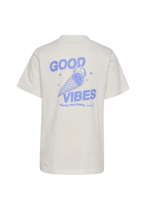 Футболка с коротким рукавом Hummel Hmljr reg graphic t-shirt s/s print t-shirt, цвет зефир — фото 2