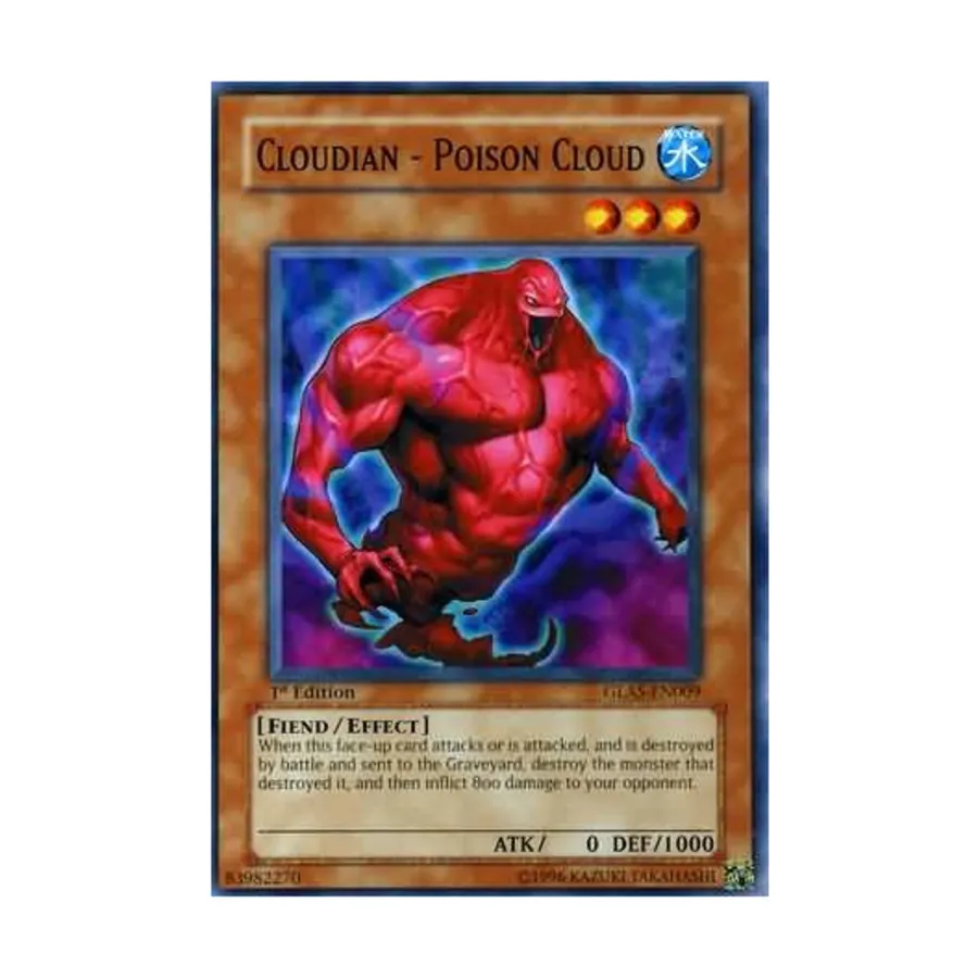 

CCG Cloudian — Ядовитое облако (Обычное), Yu-Gi-Oh - Gladiator's Assault - Singles