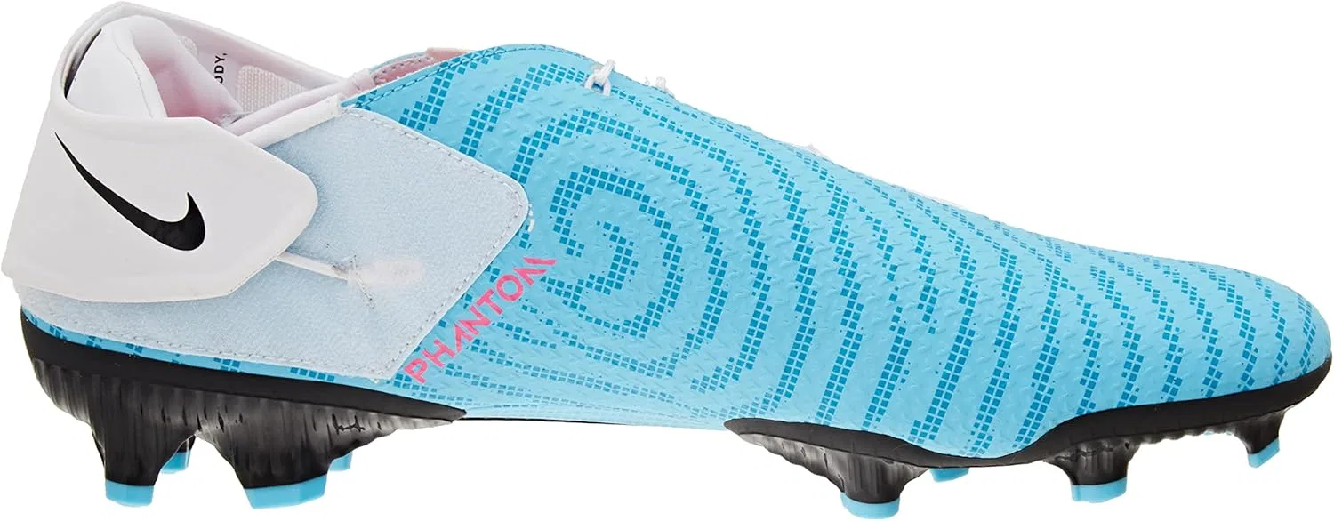 Кроссовки Nike Unisex Phantom GT2 Academy Flyease MG, Baltic Blue Hot Punch White Laser Blue — фото 4