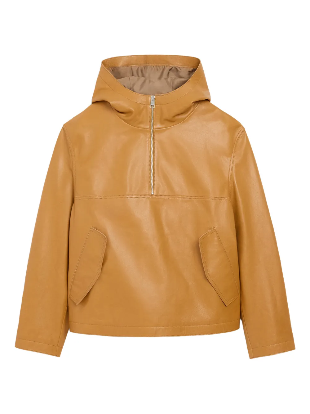 

Куртка с капюшоном Ami Paris, коричневый