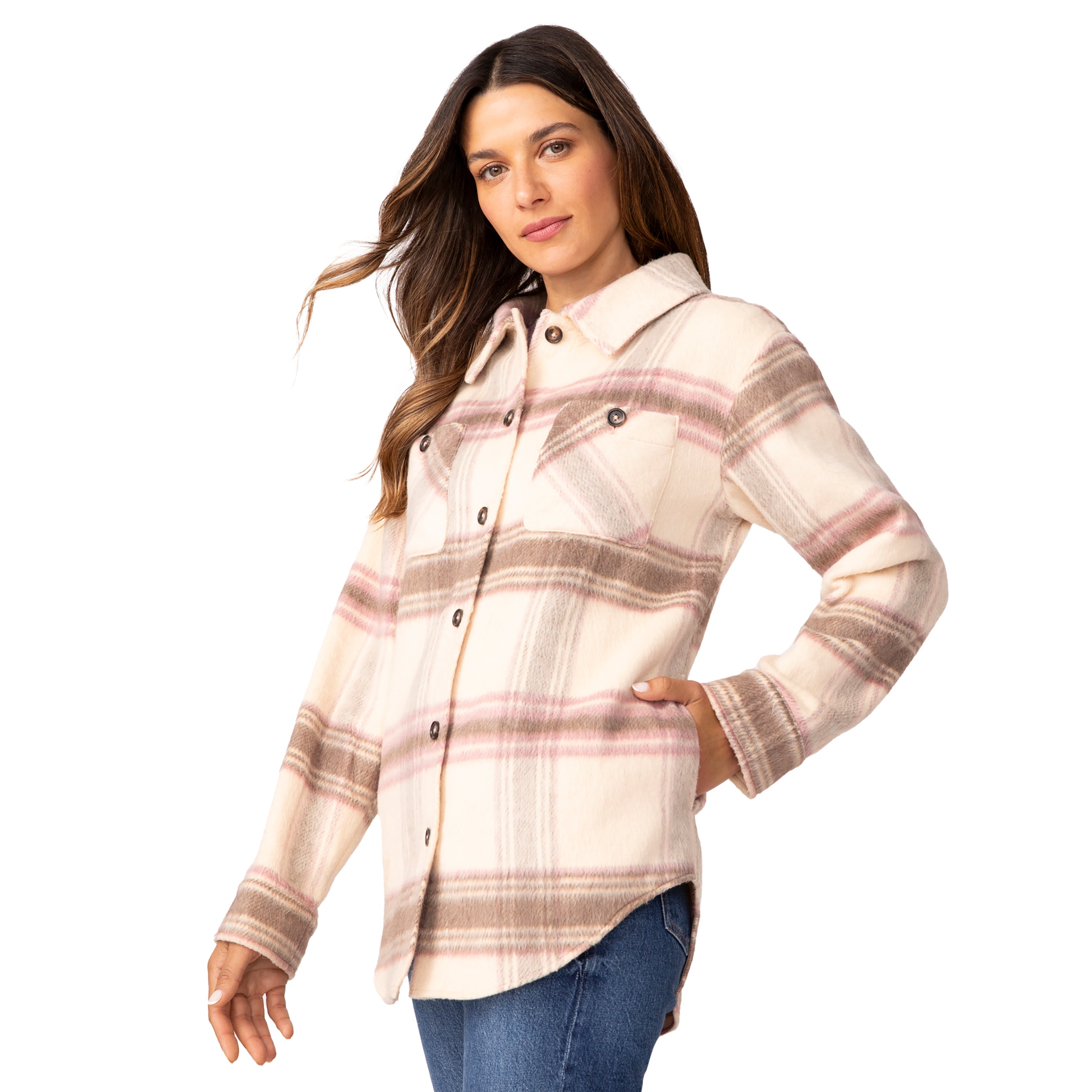 

Женская клетчатая куртка Hayley Free Country, цвет linen plaid