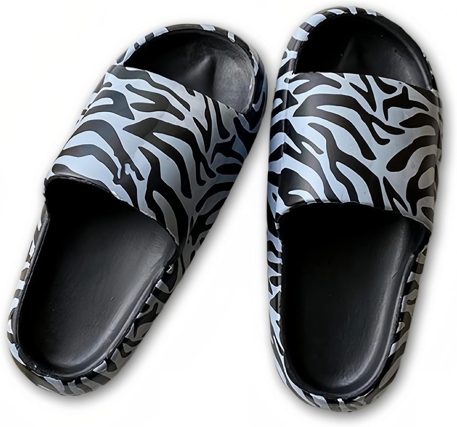 

Домашние тапочки AuraGlor Cloud с облачной подошвой для женщин и мужчин, противоскользящие, черный