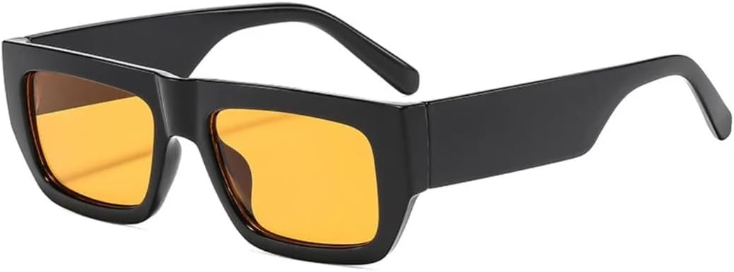 

Солнцезащитные очки с защитой от УФ-излучения UV400 | Маленькая оправа, желто-зеленый цвет | для женщин и мужчин, для занятий спортом на открытом воздухе и вождения DSVIGF, Black-orange