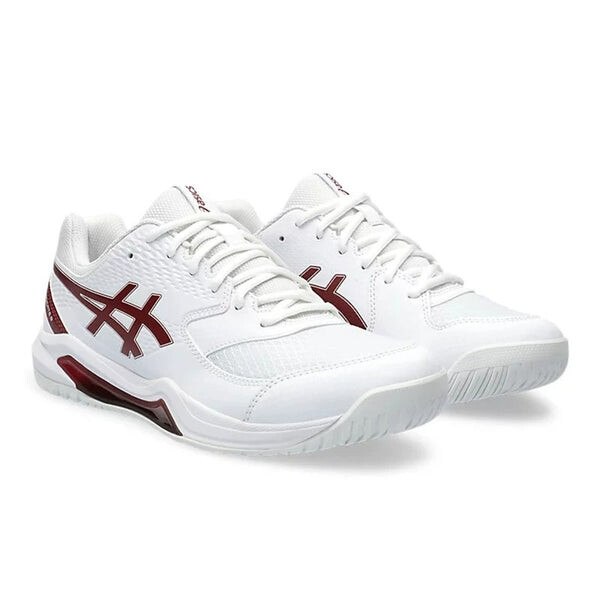 Кроссовки Asics Gel Dedicate 8 Tennis Shoes 'White Antique Red', белый — фото 2