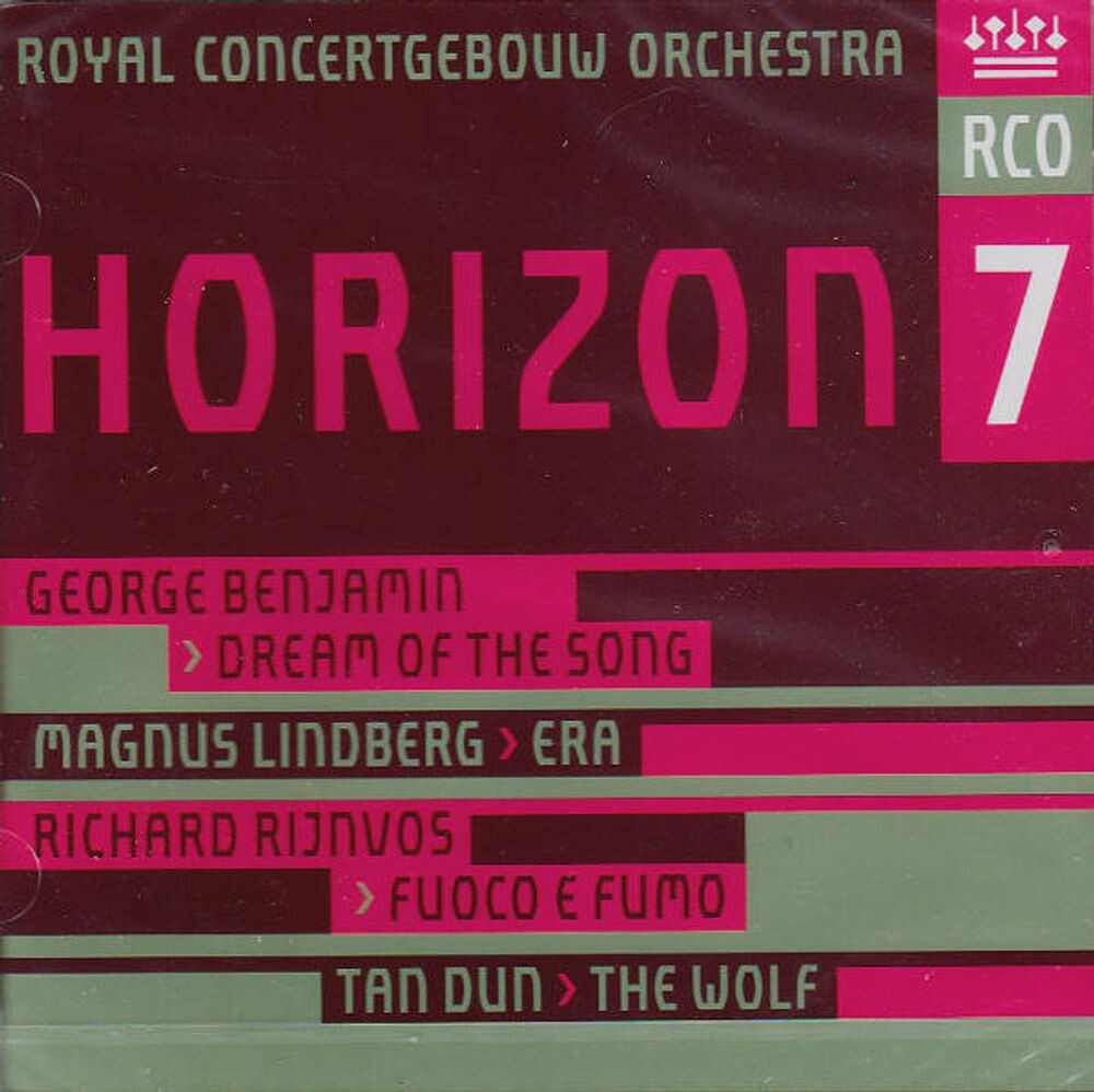 

Диск CD Horizon 7 - Benjamin / Lindberg / Rijnvos / Dun [SACD Hybrid, Import] - George Benjamin, Magnus Lindberg, Richard Rijnvos, Tan Dun, Royal Concertgebouw Orchestra
