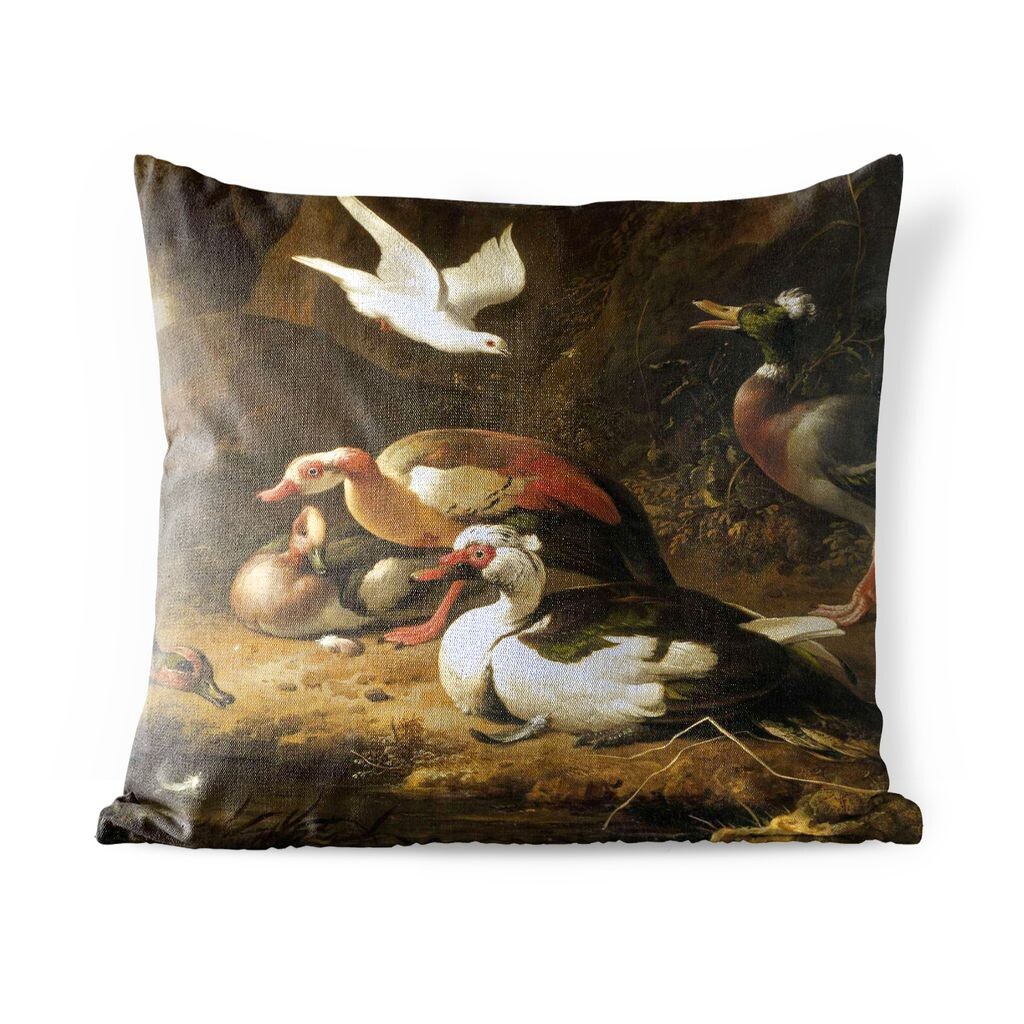 

Подушка для улицы MuchoWow - Утки - Melchior d'Hondecoeter - 60x60 см - Устойчивость к атмосферным воздействиям - Подушки для отдыха - Чехлы для подушек - Декоративные чехлы для подушек - Декоративные чехлы для подушек, мультиколор