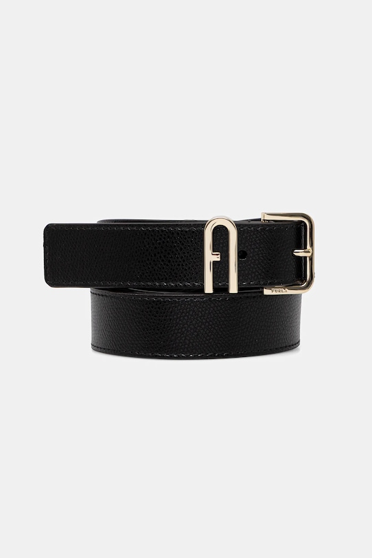 

Кожаный ремень Furla, черный