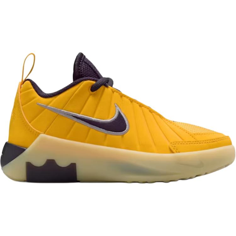 Nike LeBron Witness 9 Low top баскетбольные кроссовки Yellow Black детские — фото 3