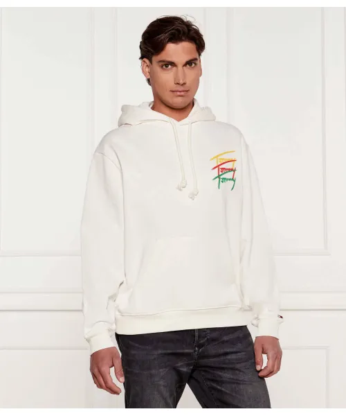 

Толстовка Loose fit Tommy Jeans, бежевый